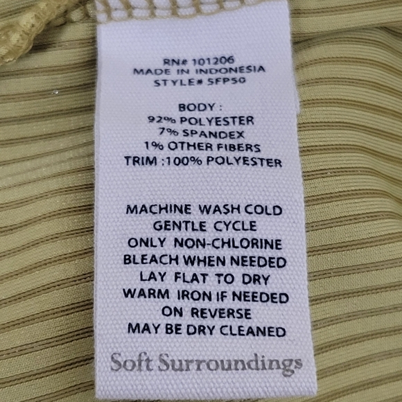 Soft Surroundings NWT Amber Textured Ribbed Velvet Boyfriend Tunic Shirt. - Picture 11 of 12